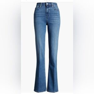PAIGE | High Rise Laurel Canyon Medium Wash Blue Flare Jeans 29